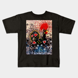 Portuguese Rooster 2 Kids T-Shirt